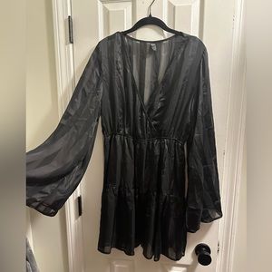 Shein Black A line dress